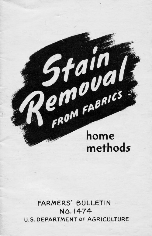 Stain Removal From Fabrics: Home Methods
