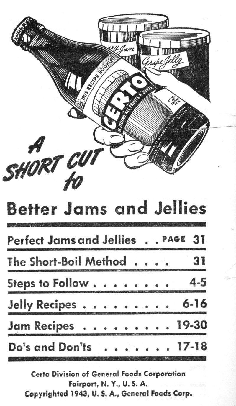 A Short Cut to Better Jams and Jellies
