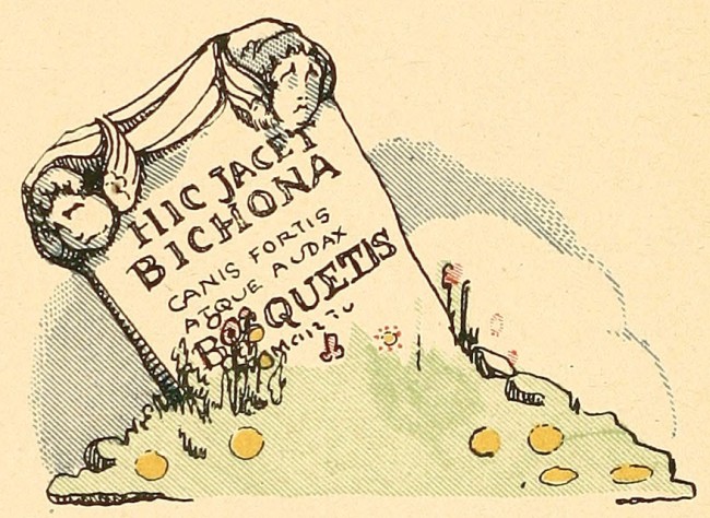 a gravestone for Bichonne