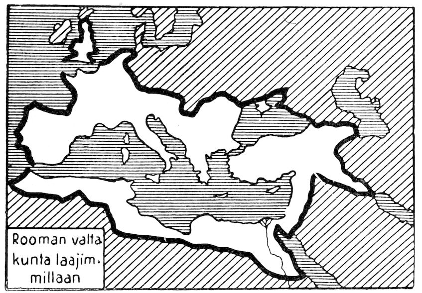 Rooman valtakunta laajimmillaan