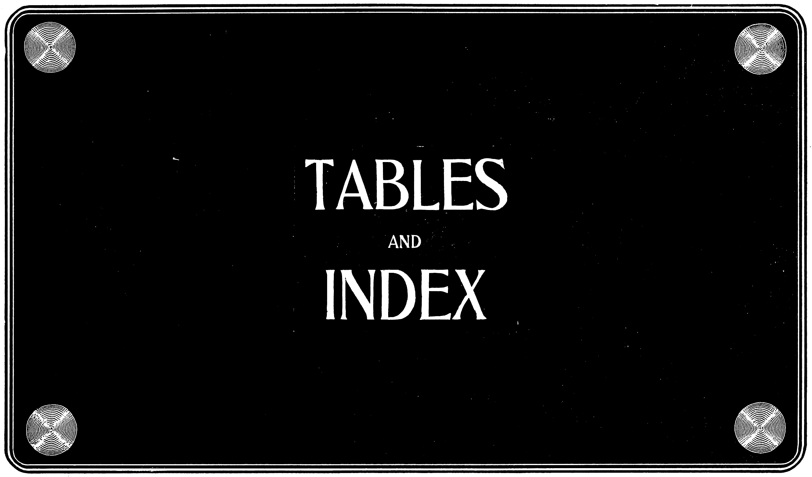 TABLES AND INDEX