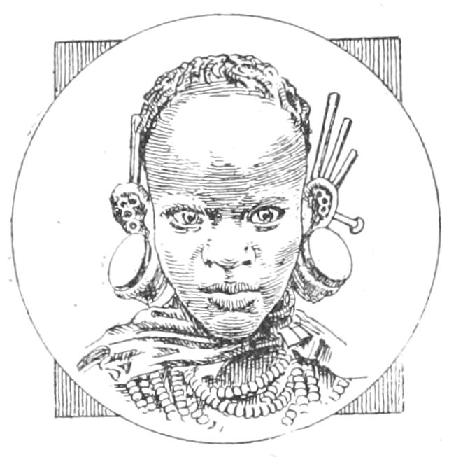 A Kikuyu Girl, showing Ear Ornaments