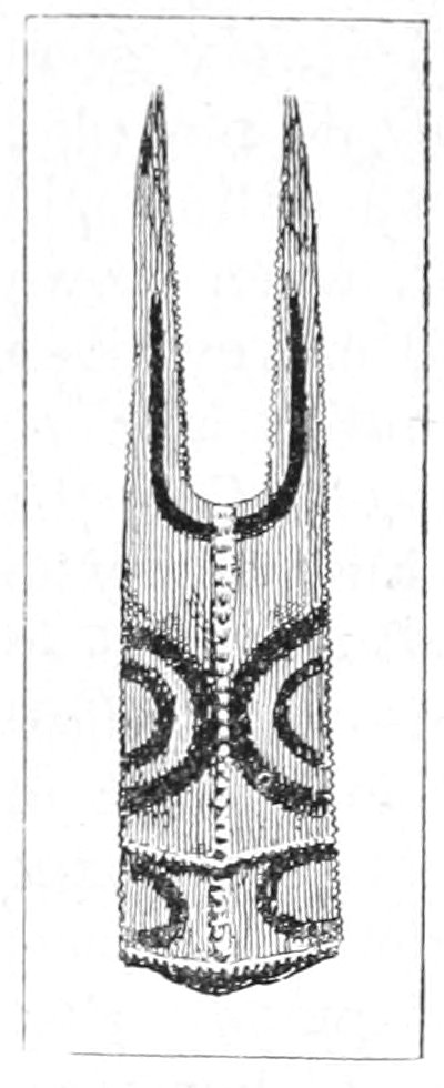 Wooden Shoulder Shield, worn on the Left Shoulder at Dances