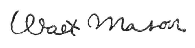 Walt Mason signature