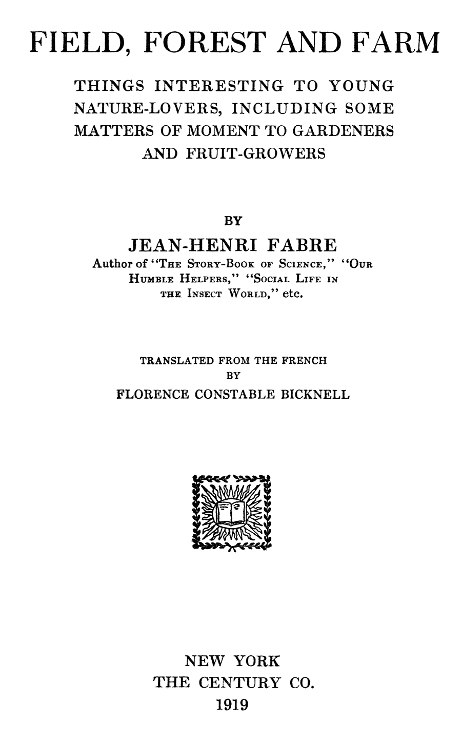 Original Title Page.