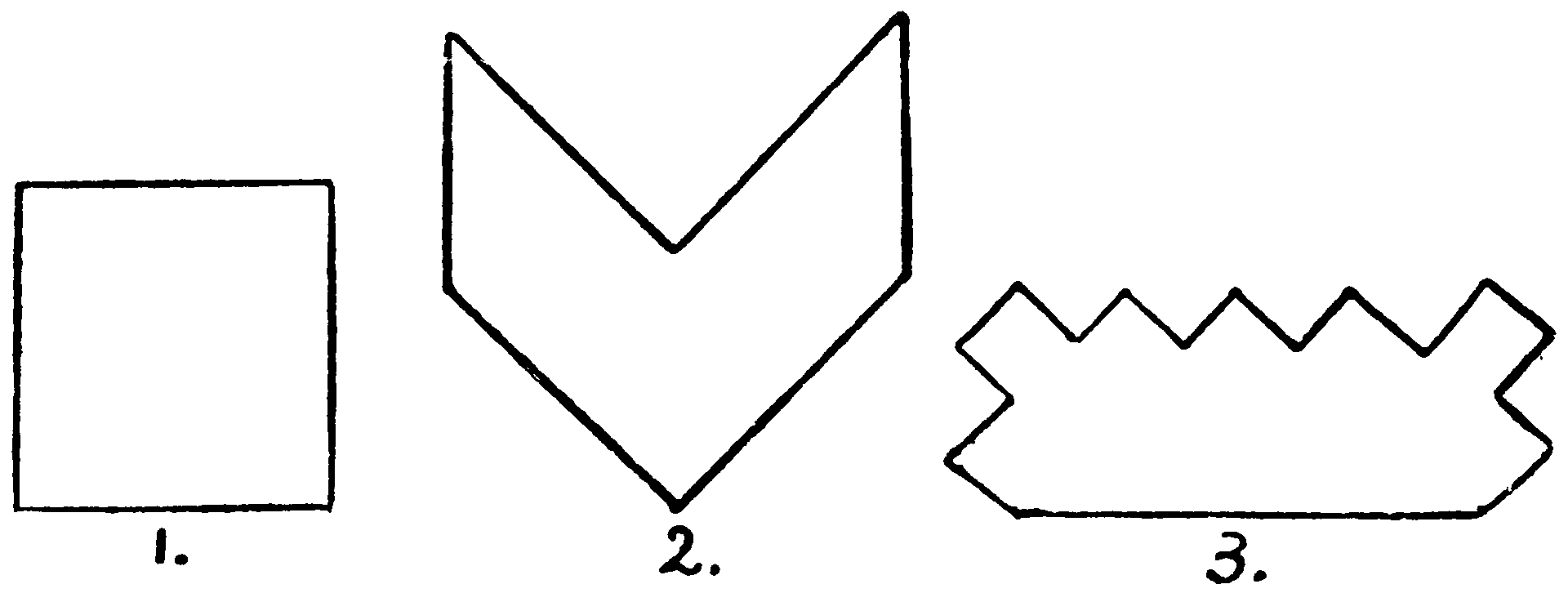Three shapes