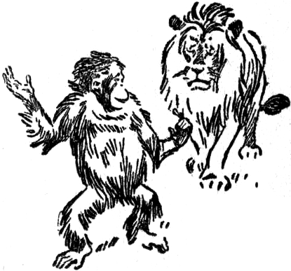 Der Orang-Utan und der Löwe