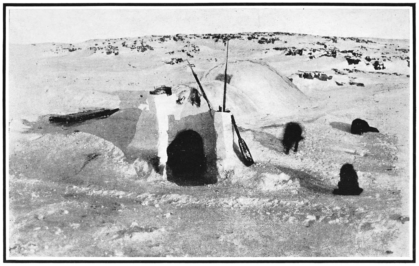 An Iglovegak or Eskimo Dwelling.