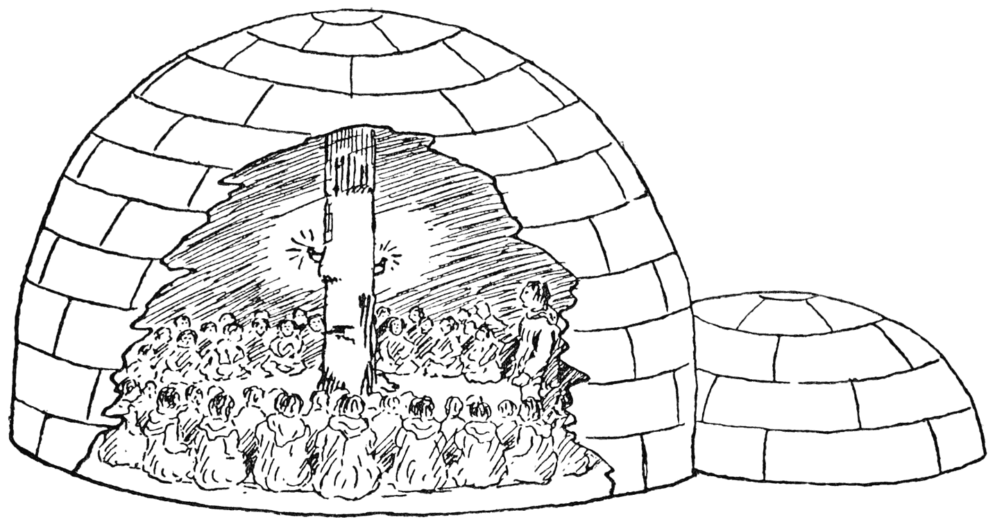 A Kagge or Singing House. (Elevation.)
