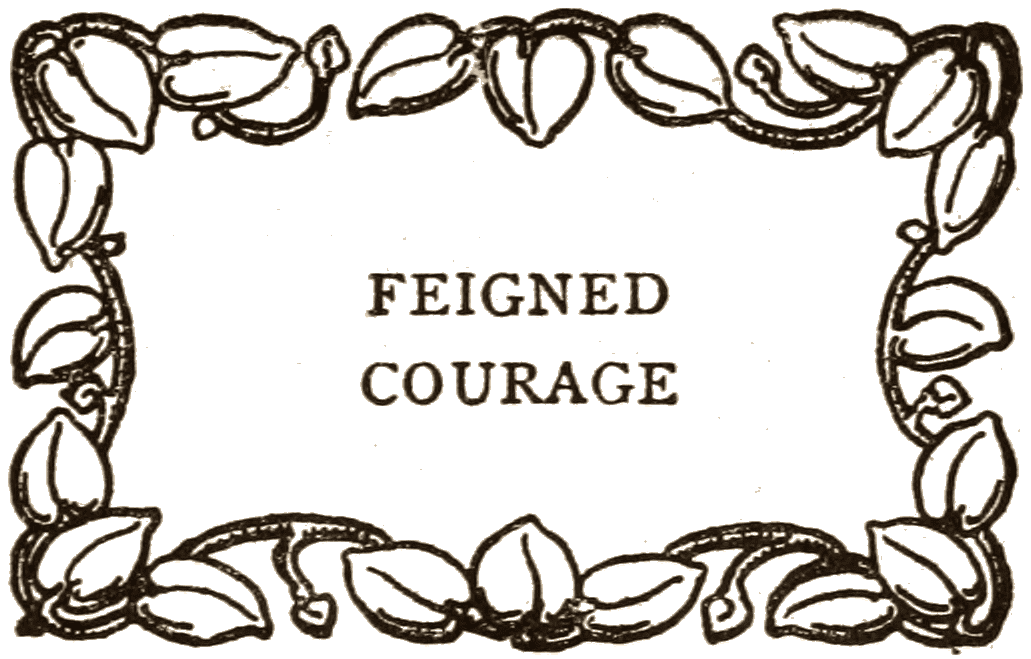 FEIGNED COURAGE