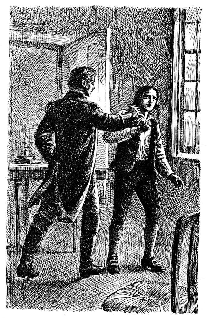 Two men in a dispute