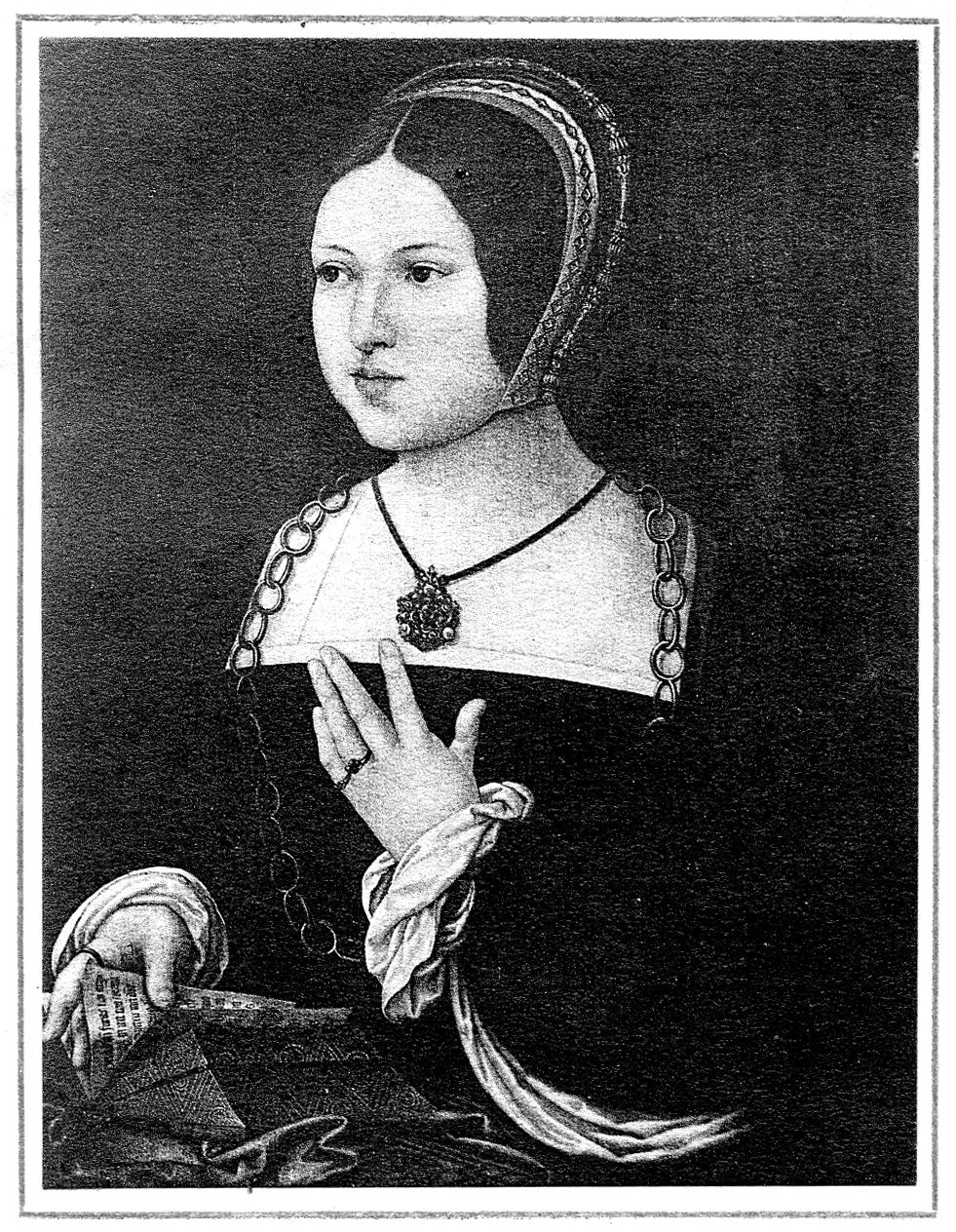 Portrait of Margaret Tudor, Queen of James IV.