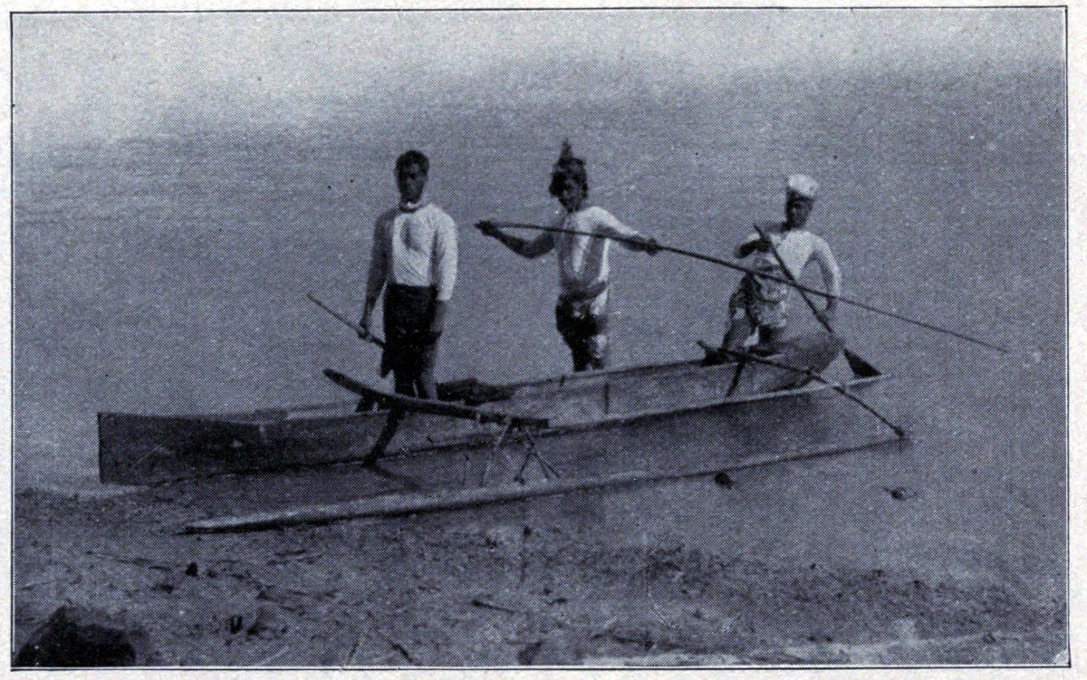 TAHITIAN CANOE