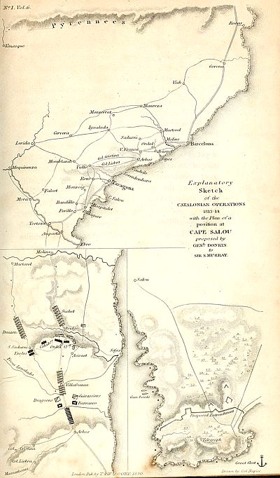 Map of Catalonian Operations