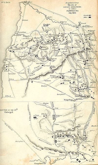 Map of Soult’s Operations