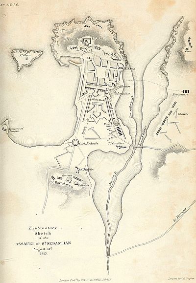 Map of Assault on St Sebastian