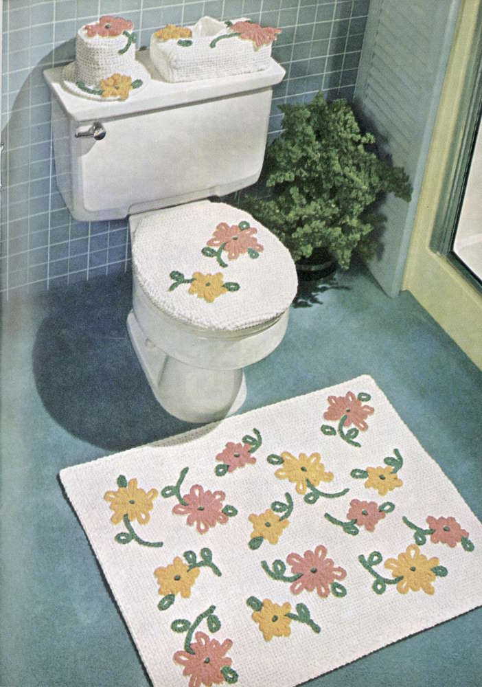 Toilet seat cover and mat