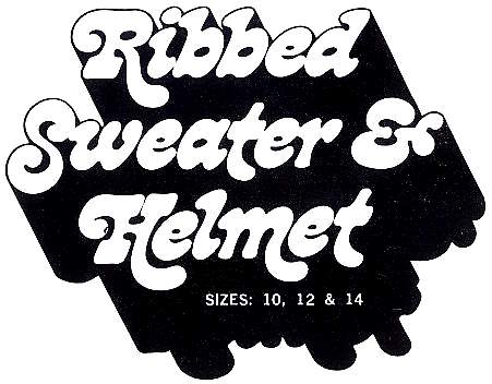 Ribbed Sweater & Helmet