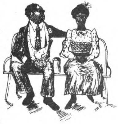 Man and woman on bench
