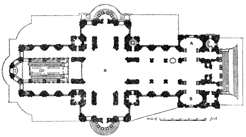 Plan of St. Paul’s as built