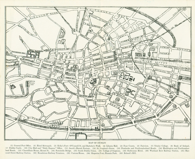 MAP OF DUBLIN