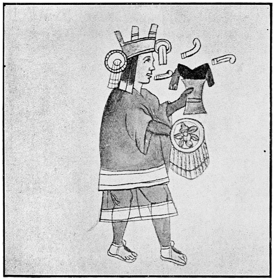 Chicomecoatl. (From the Sahagun MS., Laurenziana).