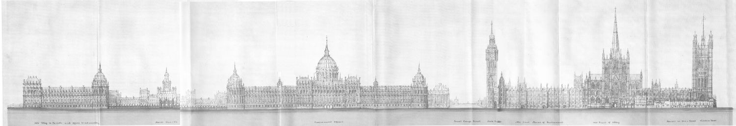 Lithographed Plan of proposed Westminster Improvements
