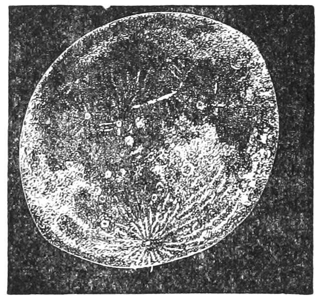 FIG. 5. BETWEEN FULL MOON AND LAST QUARTER.