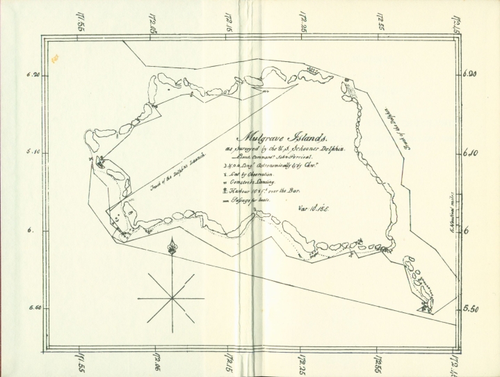Map of Mulgrave Islands
