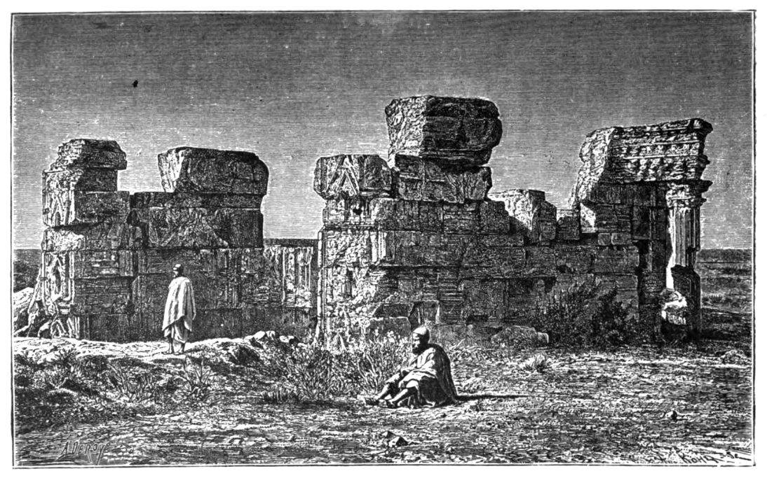 Ruines du temple d’Avantipour.