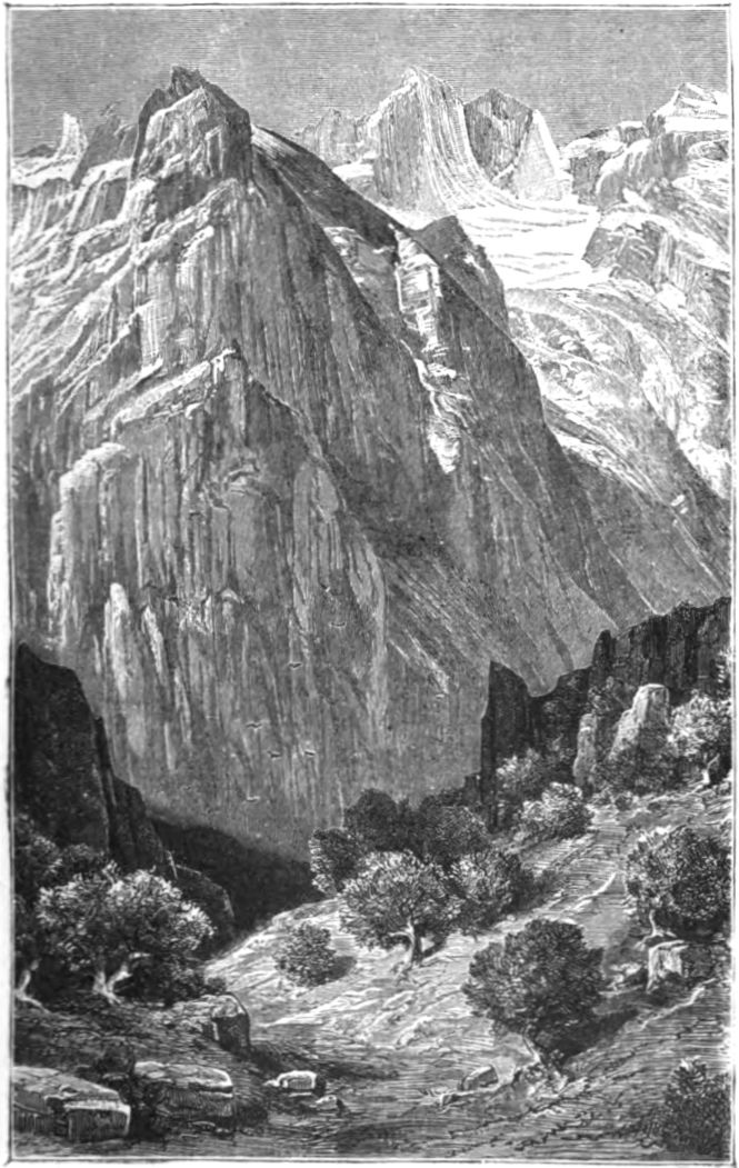 Vue des monts Karakoroum, près de Skardo.