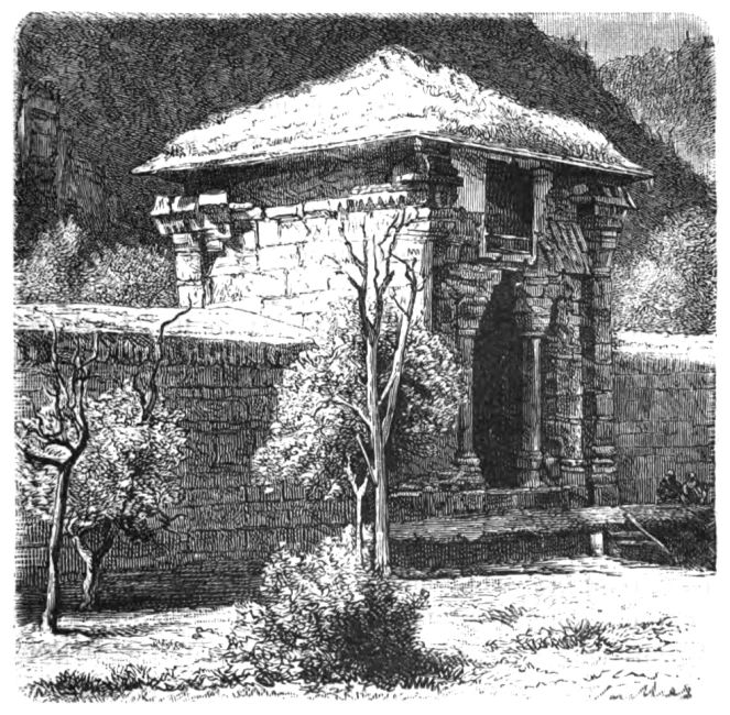 Ruines du temple de Baniar.