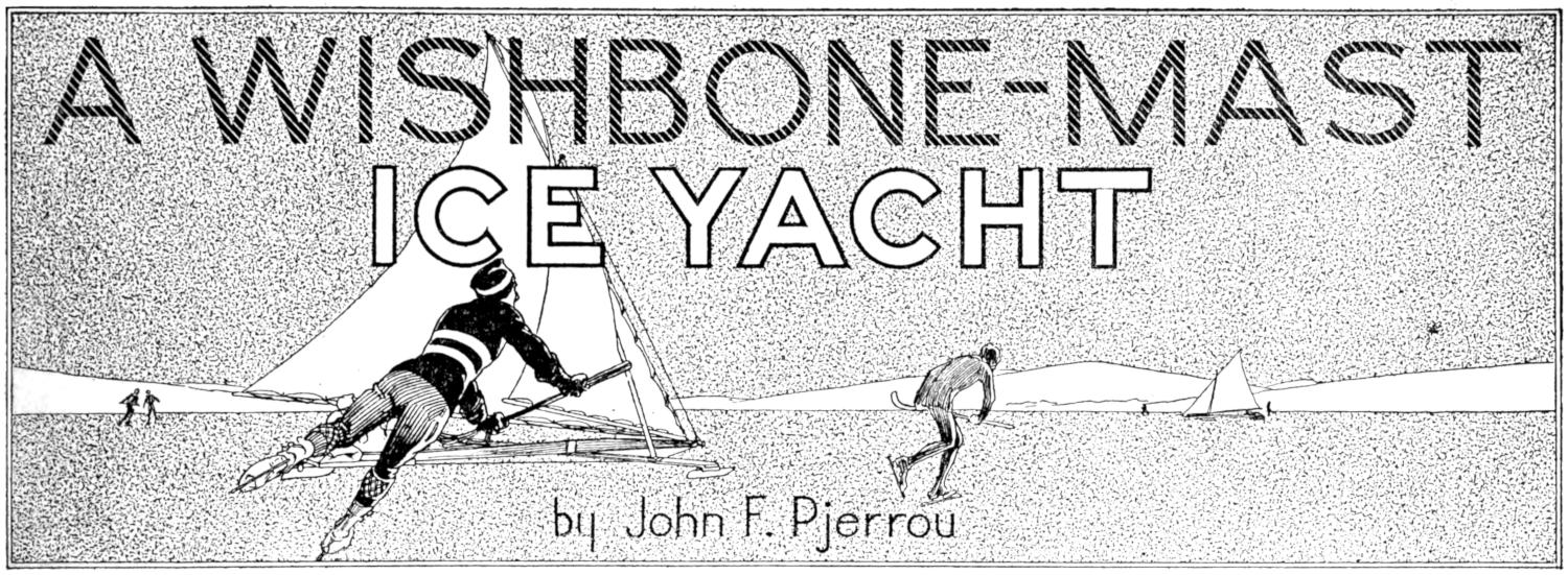 Chapter heading: skating and ice yachting