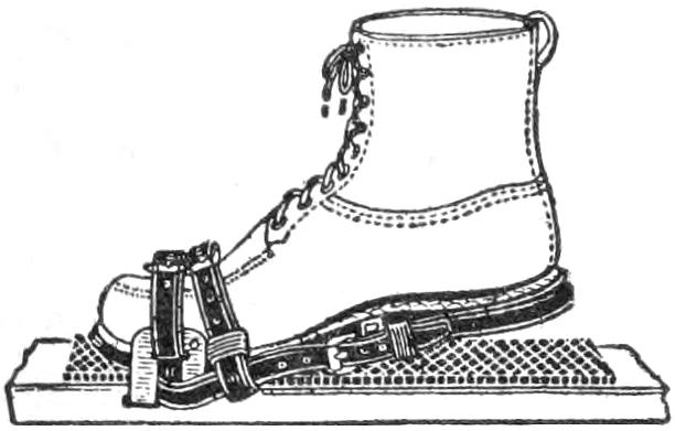 Ski shoe binding