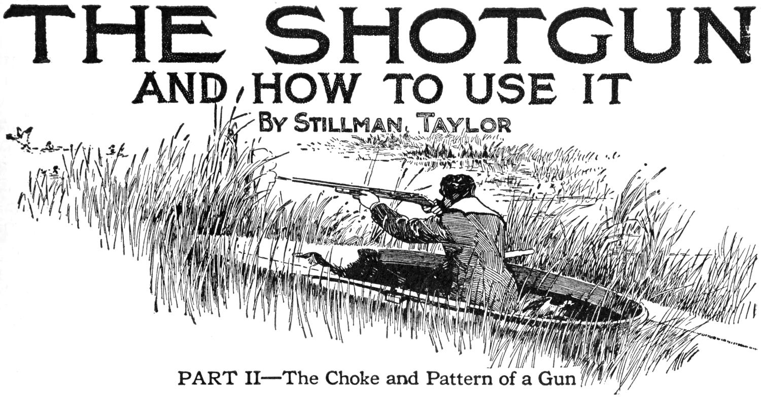Chapter heading: shooting ducks from a canoe