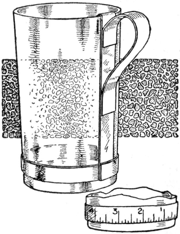 Drinking glass with handle