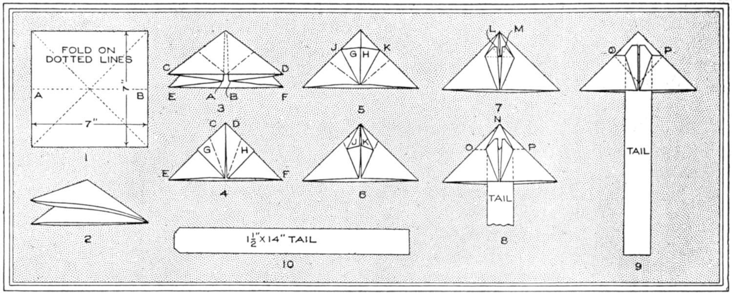 Details of paper plane