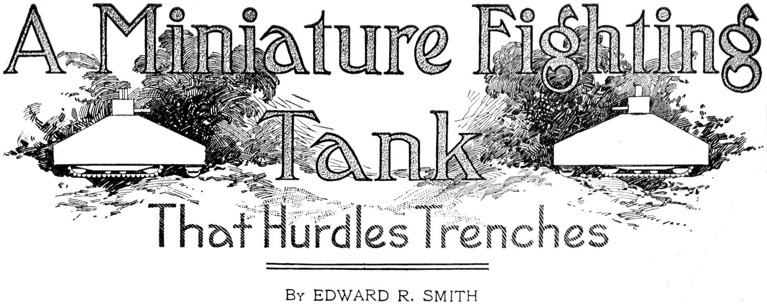 Chapter heading: miniature tanks in action