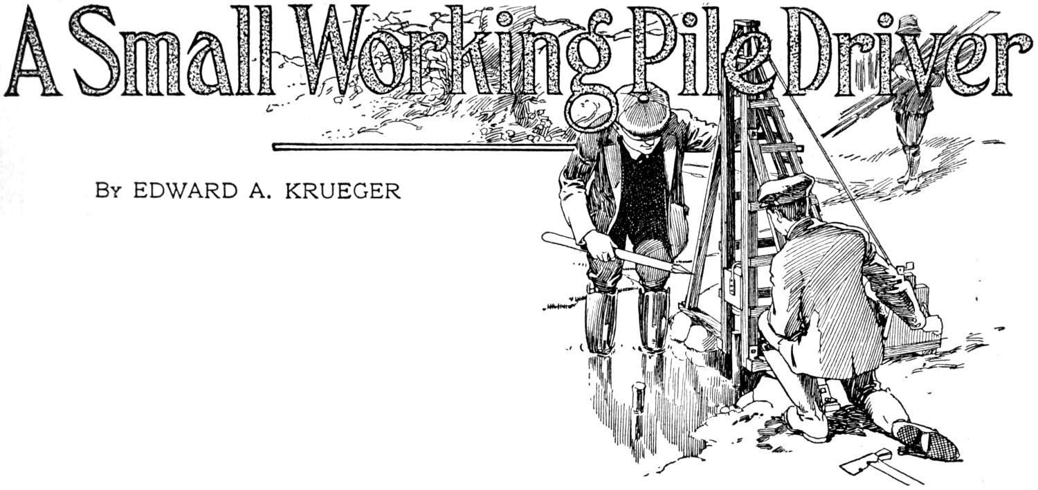 Chapter heading: pile driving