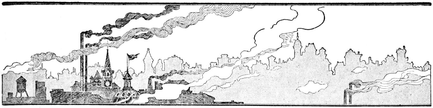 Chapter heading: smoky cityscape