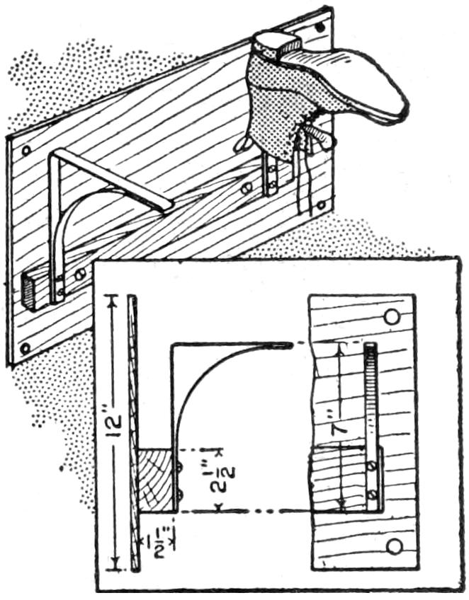 Shoe rack construction details