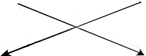 crossed arrows