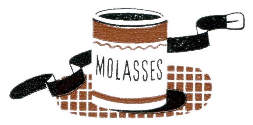 (Can of Molasses, and a strap)