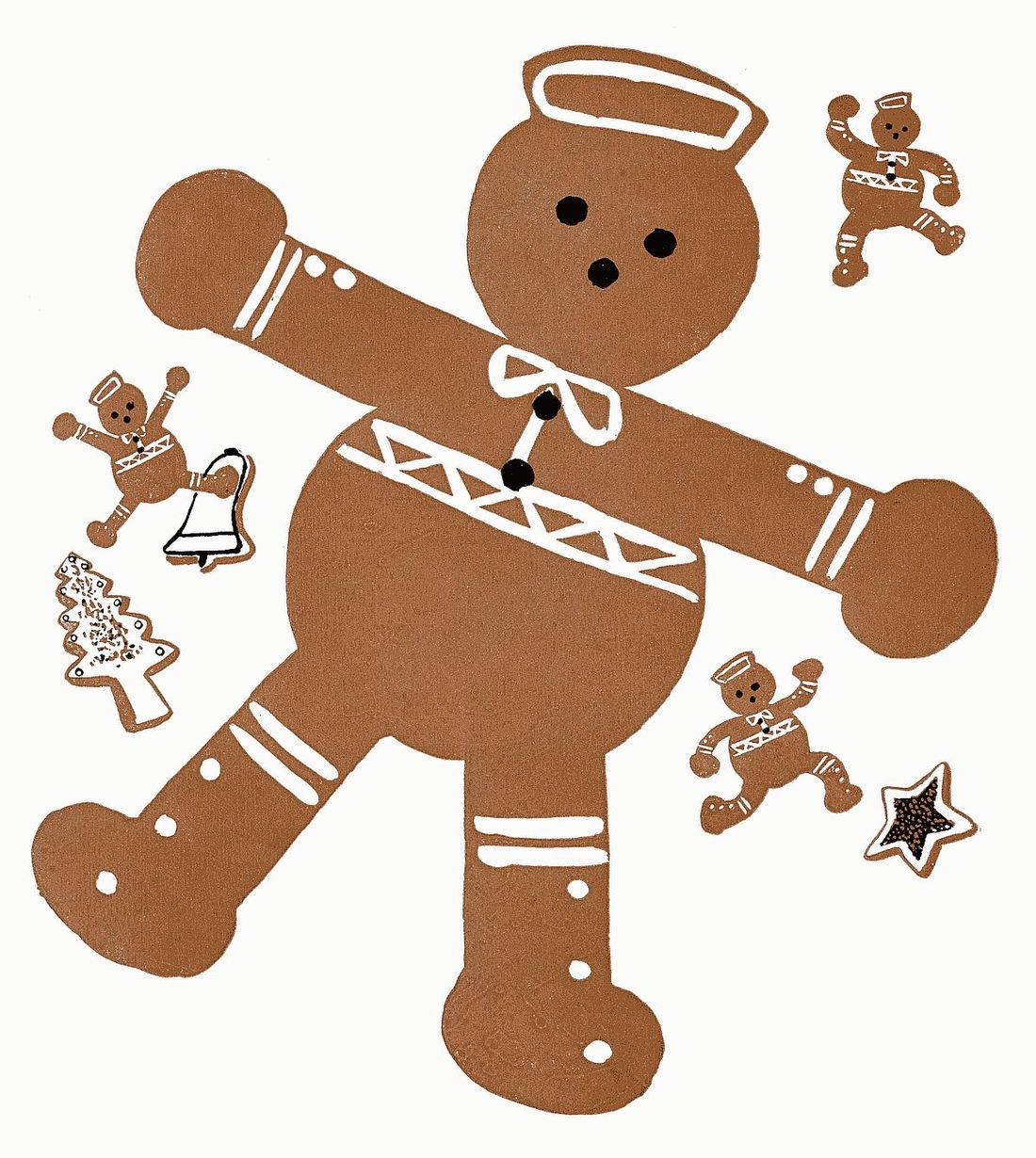 (Gingerbread man shape)