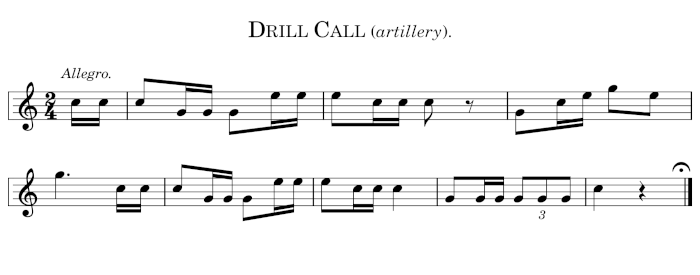 Drill Call (artillery).