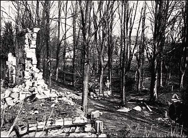 Photograp of the Chateau of St-Crépin-en-Chaye. January 1919.