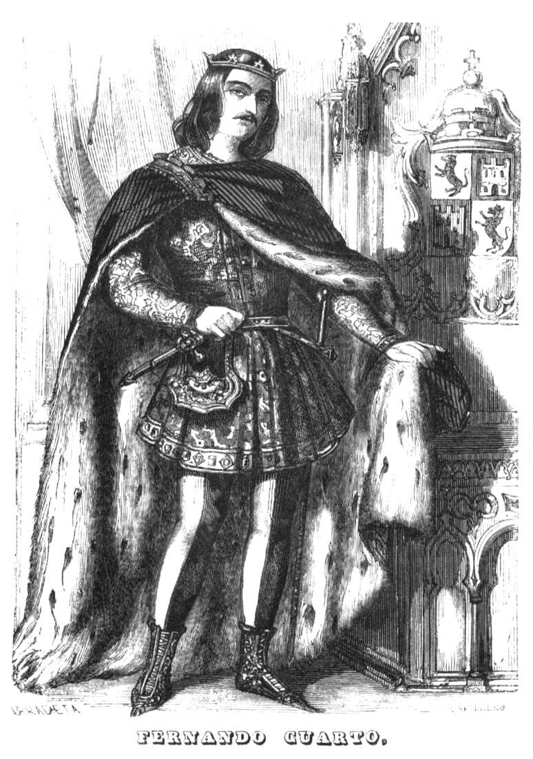 Imagen ceremonial de Fernando IV