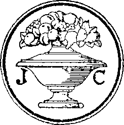 Publisher logo of urn enclosed in a circle