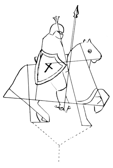 horse carrying knight