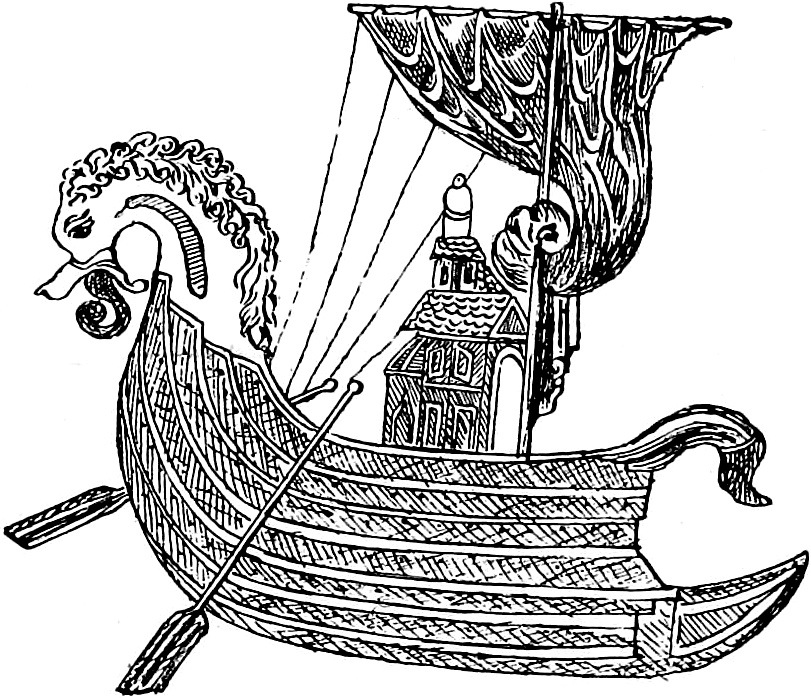  Ship According to an Old Anglo-Saxon Calendar